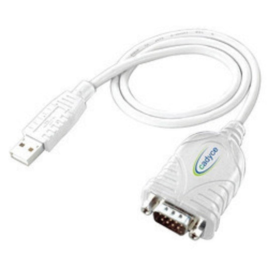 Cadyce USB to DB-9 Serial Port RS-232 Adapter 9-Pin Male Adapter Converter Cable