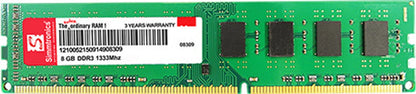 Simmtronics 8GB DDR3 Ram for Desktop 1600 Mhz with 3 Years Warranty