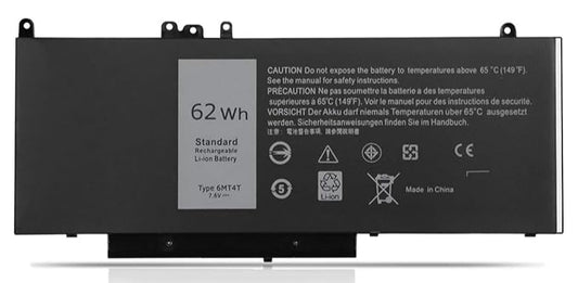 6MT4T Laptop Battery – Dell Latitude E5270/E5470/E5570 & Precision 3510, 62Wh
