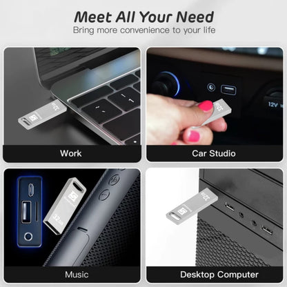 Simmtronics 8 GB Flash Drive USB 2.0 Pendrive Metal Body for Laptop and Computer