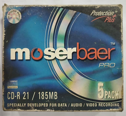 Moserbaer Pro CD-R 21/185MB - Pack of 5 Mini Blank CD-R - Protection Plus