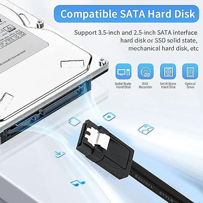 SATA III 6.0 Gbps Data Cable with Locking Latch for HDD & SSD