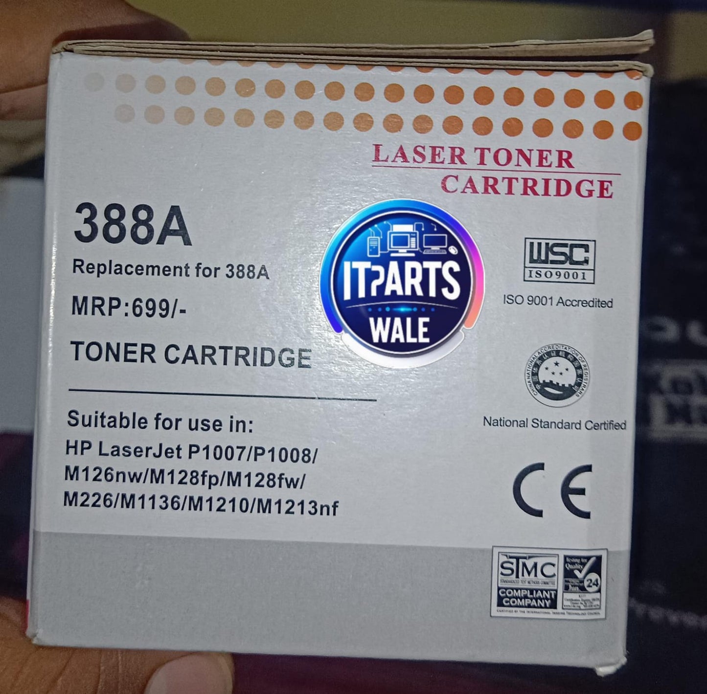 88A Laserjet Toner Cartridge (m126nw, m128fn, m202, m226, p1007)